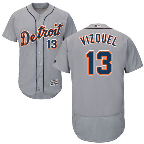 Omar Vizquel Detroit Tigers gray jersey