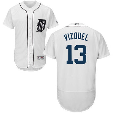 Omar Vizquel Detroit Tigers white jersey