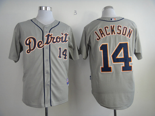 Jackson Detroit Tigers grey jersey