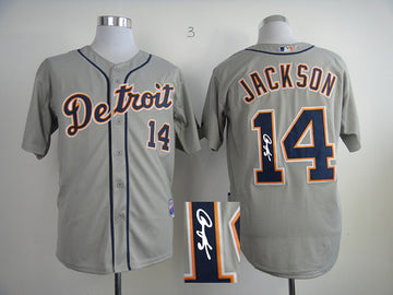 Jackson Detroit Tigers grey jersey