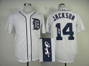 Jackson Detroit Tigers white jersey