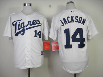 Justin Detroit Tigers white jersey