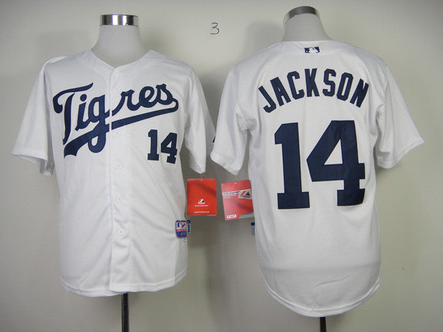 Justin Detroit Tigers white jersey