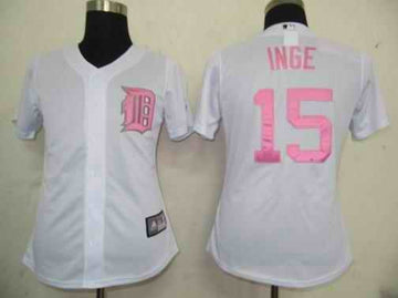 Inge White Detroit Tigers pink jersey