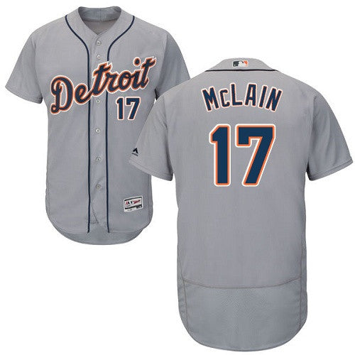Danny McLain Detroit Tigers gray jersey