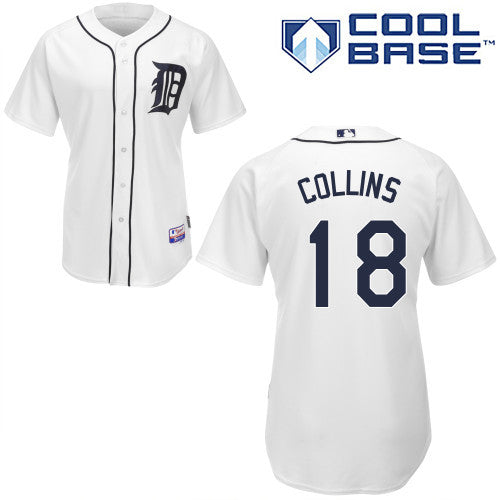 Tyler Collins Detroit Tigers white jersey