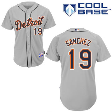 Anibal Sanchez Detroit Tigers grey jersey