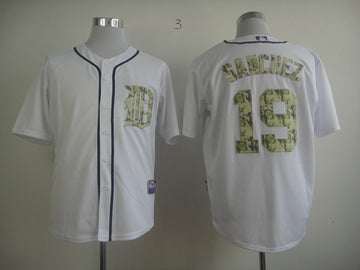 Sanchez White Detroit Tigers camo Camo jersey