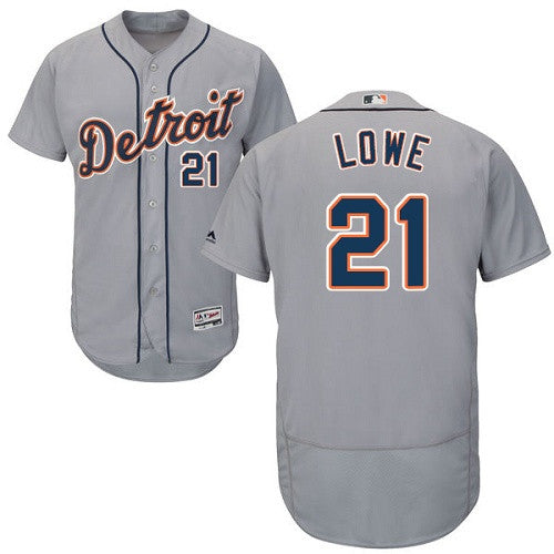 Mark Lowe Detroit Tigers gray jersey