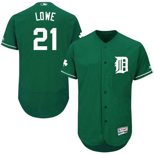 Mark Lowe Detroit Tigers green jersey