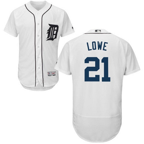 Mark Lowe Detroit Tigers white jersey