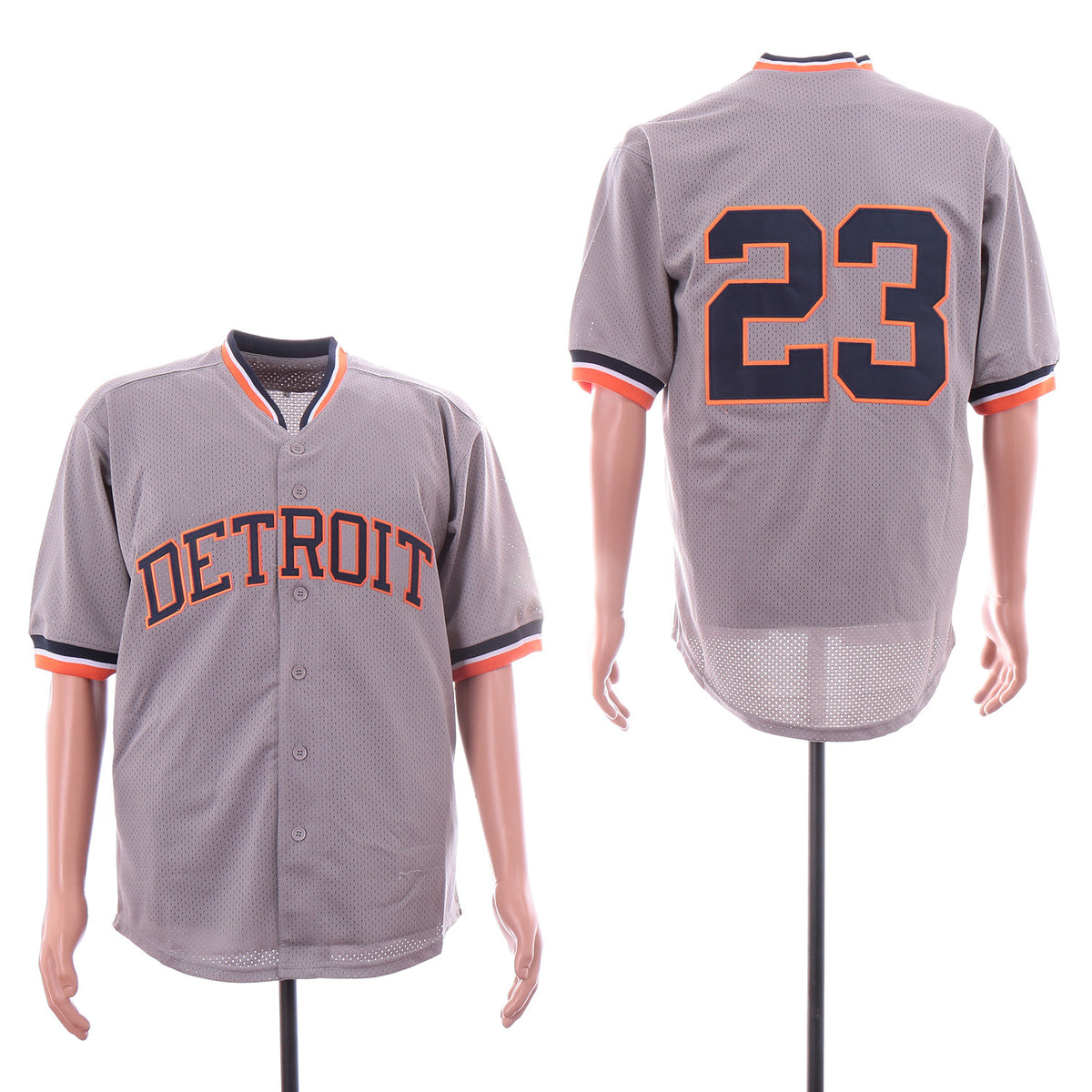 Kirk Gibson Detroit Tigers gray jersey