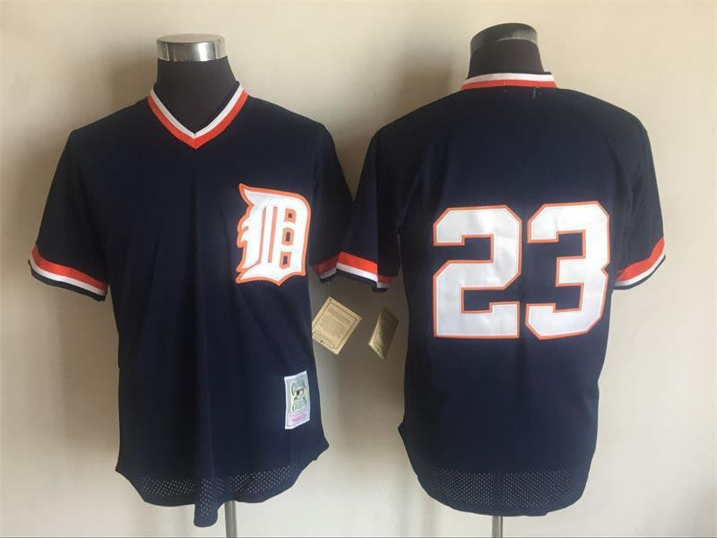 Kirk Gibson Detroit Tigers navy Cooperstown jersey