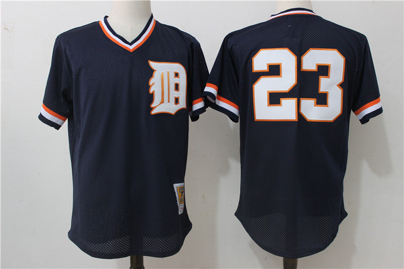 Kirk Gibson Detroit Tigers navy Cooperstown jersey