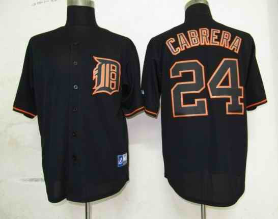 Cabrera Detroit Tigers black Fashion jersey