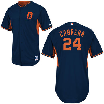 Cabrera Detroit Tigers blue Road jersey