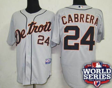 Cabrera Detroit Tigers grey jersey