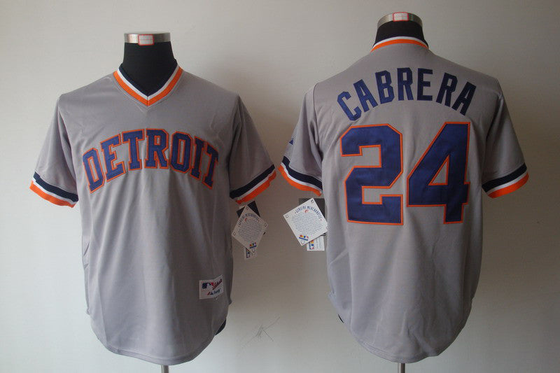Cabrera Detroit Tigers grey jersey
