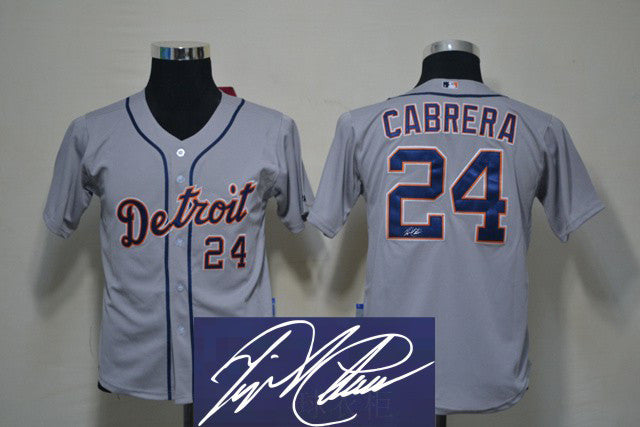 Cabrera Detroit Tigers grey jersey