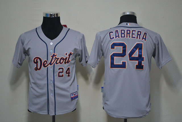 Cabrera Detroit Tigers grey jersey