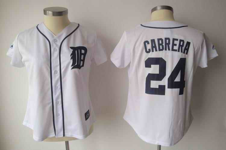 Cabrera White Detroit Tigers black jersey