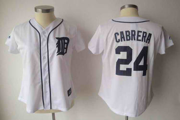 Cabrera White Detroit Tigers black jersey