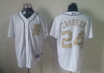 Cabrera White Detroit Tigers camo Camo jersey