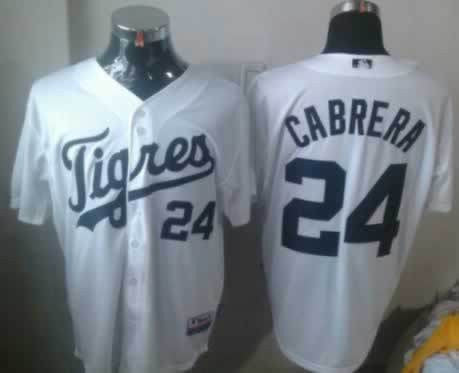 Cabrera Detroit Tigers white jersey