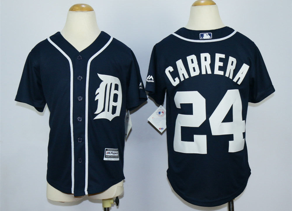 Miguel Cabrera Detroit Tigers blue jersey