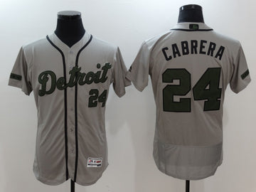 Miguel Cabrera Detroit Tigers gray jersey