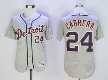 Miguel Cabrera Detroit Tigers grey jersey