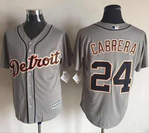 Miguel Cabrera Detroit Tigers grey jersey