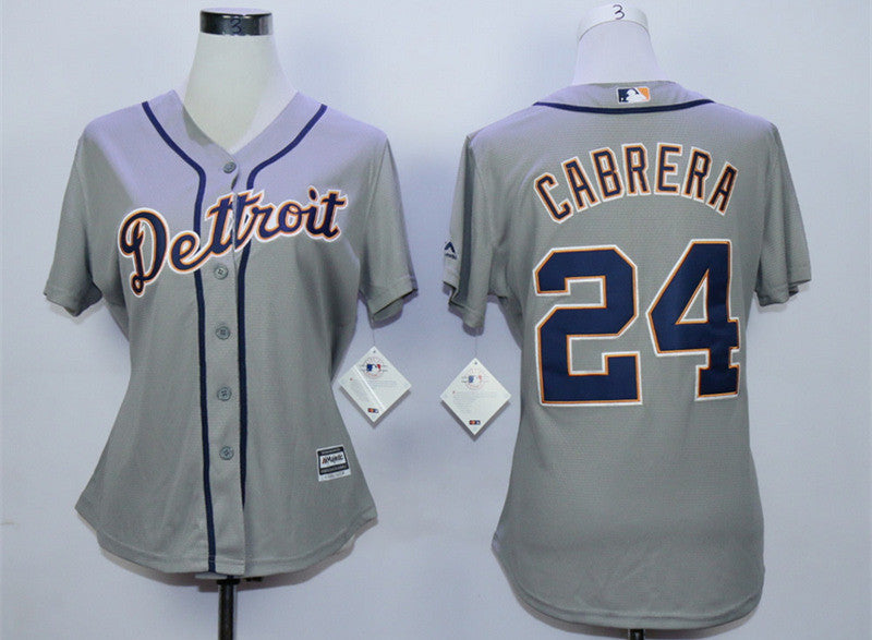 Miguel Cabrera Detroit Tigers grey jersey