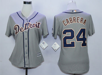 Miguel Cabrera Detroit Tigers grey jersey