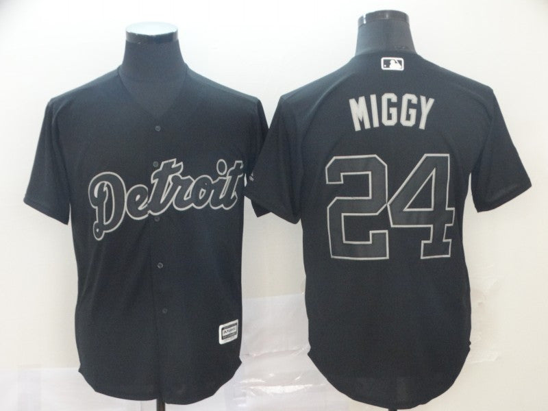 Miguel Cabrera Miggy Detroit Tigers black jersey