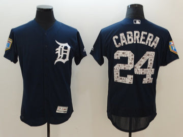 Miguel Cabrera Detroit Tigers navy jersey