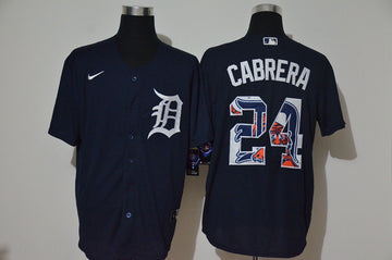 Miguel Cabrera Detroit Tigers navy Fashion jersey
