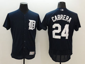 Miguel Cabrera Detroit Tigers navy Authentic jersey