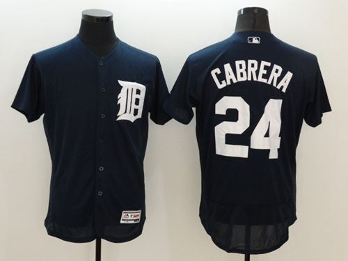Miguel Cabrera Detroit Tigers navy Authentic jersey
