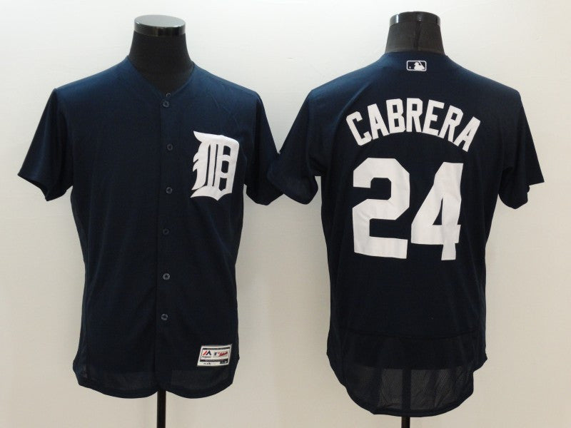 Miguel Cabrera Detroit Tigers navy jersey