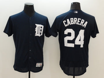 Miguel Cabrera Detroit Tigers navy jersey