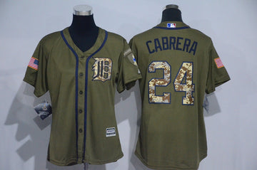 Miguel Cabrera Detroit Tigers olive jersey