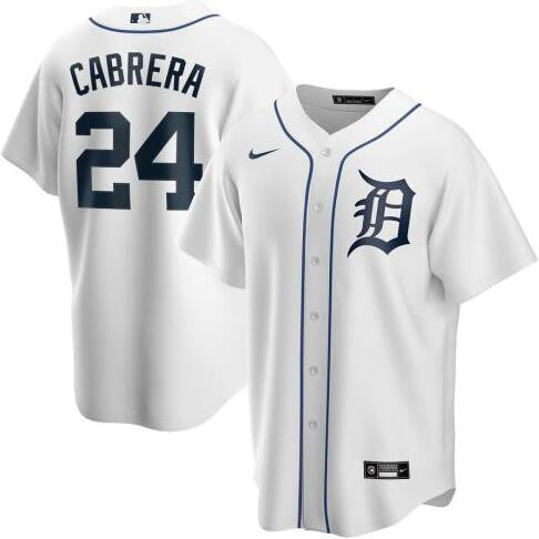 Miguel Cabrera Detroit Tigers white jersey
