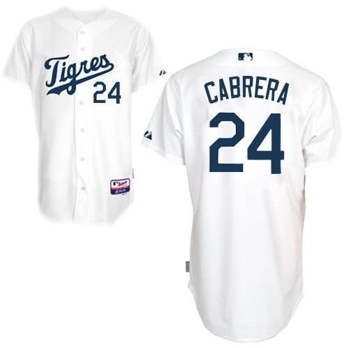 Miguel Cabrera Detroit Tigers white Home jersey