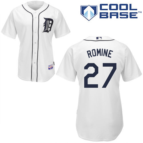 Andrew Romine Detroit Tigers white jersey