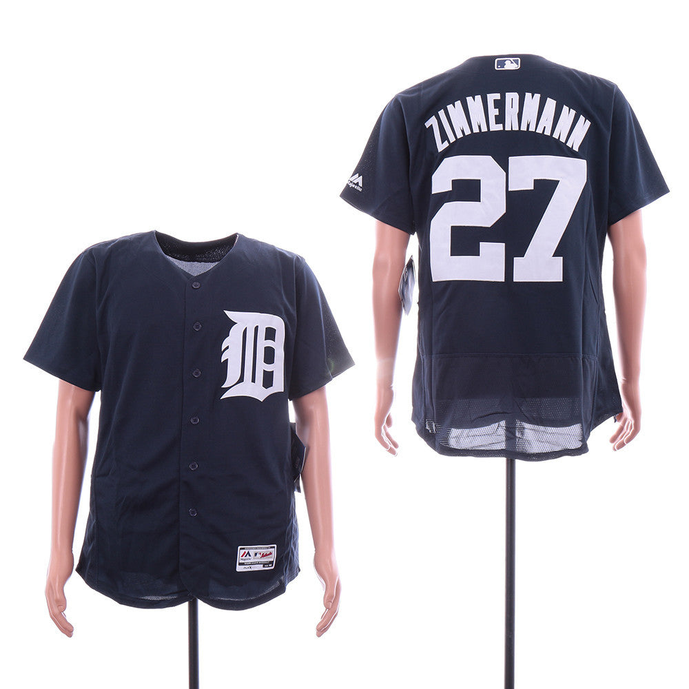 Jordan Zimmermann Detroit Tigers navy jersey