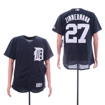 Jordan Zimmermann Detroit Tigers navy jersey