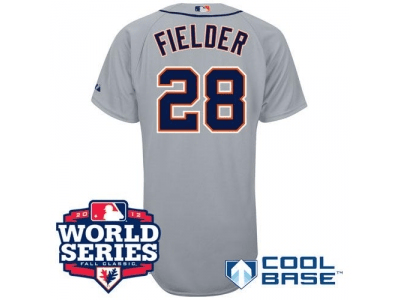 Fielder Detroit Tigers grey jersey