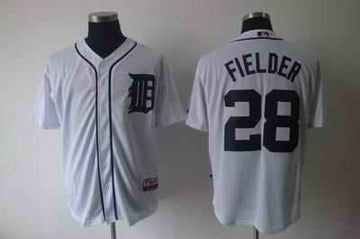 Fielder Detroit Tigers white jersey