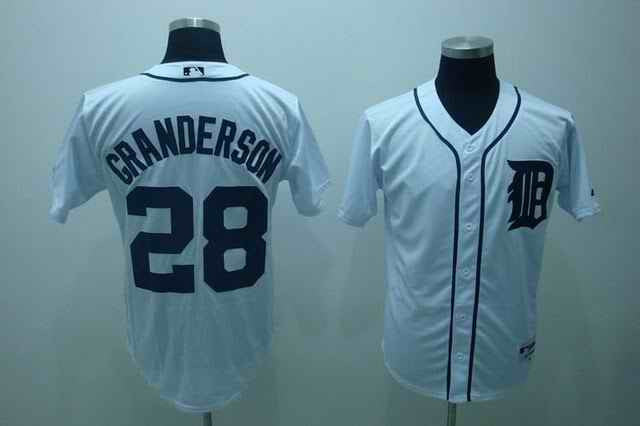 Granderson Detroit Tigers white jersey